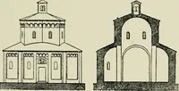 An illustration from Architecture in Italy, from the sixth to the eleventh century; historical and critical researches (1896)
