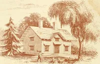 An illustration from The architecture of country houses : including designs for cottages, farm houses, and villas, with remarks on interiors, furniture, and the best modes of warming and ventilating (1851)
