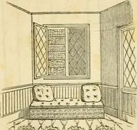 An illustration from The architecture of country houses : including designs for cottages, farm houses, and villas, with remarks on interiors, furniture, and the best modes of warming and ventilating (1851)