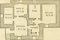An illustration from The architecture of country houses : including designs for cottages, farm houses, and villas, with remarks on interiors, furniture, and the best modes of warming and ventilating (1851)