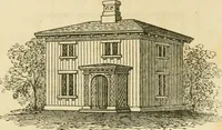 An illustration from The architecture of country houses : including designs for cottages, farm houses, and villas, with remarks on interiors, furniture, and the best modes of warming and ventilating (1851)