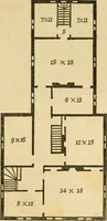 An illustration from The architecture of country houses : including designs for cottages, farm houses, and villas, with remarks on interiors, furniture, and the best modes of warming and ventilating (1851)