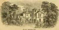 An illustration from The architecture of country houses : including designs for cottages, farm houses, and villas, with remarks on interiors, furniture, and the best modes of warming and ventilating (1851)