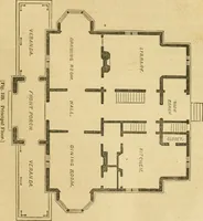 An illustration from The architecture of country houses : including designs for cottages, farm houses, and villas, with remarks on interiors, furniture, and the best modes of warming and ventilating (1851)