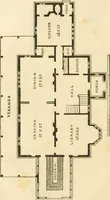 An illustration from The architecture of country houses : including designs for cottages, farm houses, and villas, with remarks on interiors, furniture, and the best modes of warming and ventilating (1851)