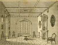 An illustration from The architecture of country houses : including designs for cottages, farm houses, and villas, with remarks on interiors, furniture, and the best modes of warming and ventilating (1851)