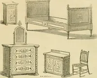 An illustration from The architecture of country houses : including designs for cottages, farm houses, and villas, with remarks on interiors, furniture, and the best modes of warming and ventilating (1851)