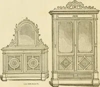 An illustration from The architecture of country houses : including designs for cottages, farm houses, and villas, with remarks on interiors, furniture, and the best modes of warming and ventilating (1851)