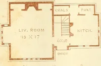 An illustration from The architecture of country houses : including designs for cottages, farm houses, and villas, with remarks on interiors, furniture, and the best modes of warming and ventilating (1851)