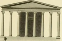 An illustration from The architecture of Marcus Vitruvius Pollio : in ten books (1826)
