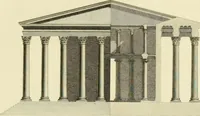 An illustration from The architecture of Marcus Vitruvius Pollio : in ten books (1826)