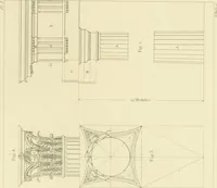 An illustration from The architecture of Marcus Vitruvius Pollio : in ten books (1826)