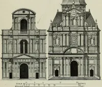 An illustration from The architecture of the Renaissance in France; a history of the evolution of the arts of building, decoration and garden design under classical influence from 1495 to 1830 (1911)