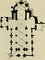 An illustration from Medieval architecture, its origins and development, with lists of monuments and bibliographies (1909)