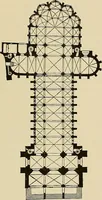 An illustration from Medieval architecture, its origins and development, with lists of monuments and bibliographies (1909)