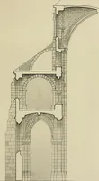 An illustration from Medieval architecture, its origins and development, with lists of monuments and bibliographies (1909)