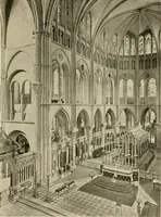 An illustration from Medieval architecture, its origins and development, with lists of monuments and bibliographies (1909)