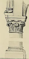 An illustration from Medieval architecture, its origins and development, with lists of monuments and bibliographies (1909)