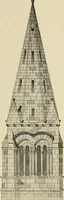 An illustration from Medieval architecture, its origins and development, with lists of monuments and bibliographies (1909)