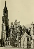 An illustration from Medieval architecture, its origins and development, with lists of monuments and bibliographies (1909)