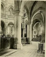 An illustration from Medieval architecture, its origins and development, with lists of monuments and bibliographies (1909)