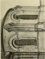 An illustration from Medieval architecture, its origins and development, with lists of monuments and bibliographies (1909)