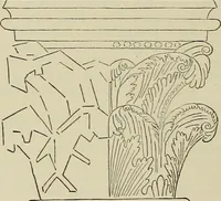 An illustration from Medieval architecture, its origins and development, with lists of monuments and bibliographies (1909)
