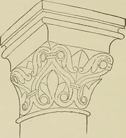 An illustration from Medieval architecture, its origins and development, with lists of monuments and bibliographies (1909)