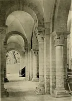 An illustration from Medieval architecture, its origins and development, with lists of monuments and bibliographies (1909)