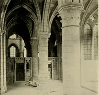 An illustration from Medieval architecture, its origins and development, with lists of monuments and bibliographies (1909)