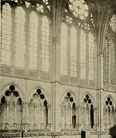 An illustration from Medieval architecture, its origins and development, with lists of monuments and bibliographies (1909)