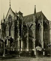 An illustration from Medieval architecture, its origins and development, with lists of monuments and bibliographies (1909)