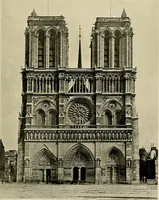 An illustration from Medieval architecture, its origins and development, with lists of monuments and bibliographies (1909)