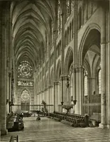 An illustration from Medieval architecture, its origins and development, with lists of monuments and bibliographies (1909)