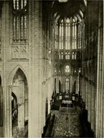 An illustration from Medieval architecture, its origins and development, with lists of monuments and bibliographies (1909)
