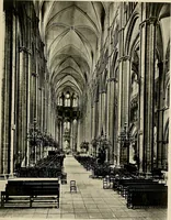 An illustration from Medieval architecture, its origins and development, with lists of monuments and bibliographies (1909)