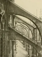 An illustration from Medieval architecture, its origins and development, with lists of monuments and bibliographies (1909)