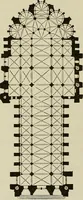 An illustration from Medieval architecture, its origins and development, with lists of monuments and bibliographies (1909)