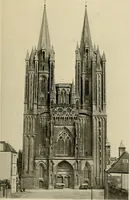 An illustration from Medieval architecture, its origins and development, with lists of monuments and bibliographies (1909)