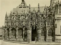 An illustration from Medieval architecture, its origins and development, with lists of monuments and bibliographies (1909)
