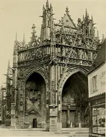 An illustration from Medieval architecture, its origins and development, with lists of monuments and bibliographies (1909)