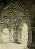 An illustration from Medieval architecture, its origins and development, with lists of monuments and bibliographies (1909)