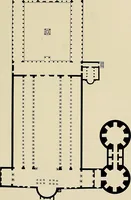 An illustration from Medieval architecture, its origins and development, with lists of monuments and bibliographies (1909)