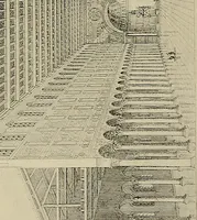 An illustration from Medieval architecture, its origins and development, with lists of monuments and bibliographies (1909)