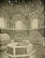 An illustration from Medieval architecture, its origins and development, with lists of monuments and bibliographies (1909)