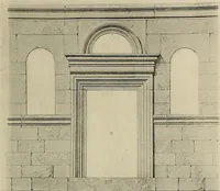 An illustration from Medieval architecture, its origins and development, with lists of monuments and bibliographies (1909)