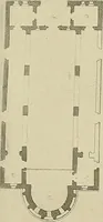 An illustration from Medieval architecture, its origins and development, with lists of monuments and bibliographies (1909)