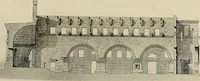An illustration from Medieval architecture, its origins and development, with lists of monuments and bibliographies (1909)