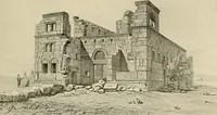 An illustration from Medieval architecture, its origins and development, with lists of monuments and bibliographies (1909)