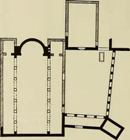 An illustration from Medieval architecture, its origins and development, with lists of monuments and bibliographies (1909)